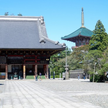 Bâtiment Komyodo et Grande Pagode au Narita-san Shinsho-ji