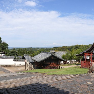 Nigatsu-do à Nara, Vue depuis l'enceinte du temple