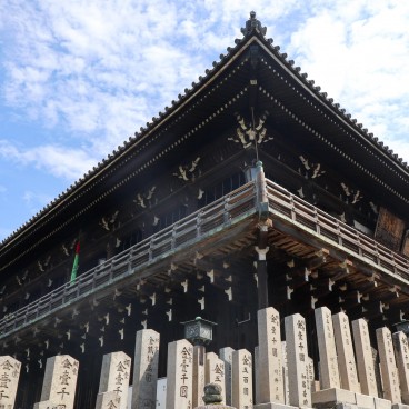 Bâtiment principal du Nigatsu-do à Nara