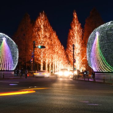 Illuminations Rohm à Kyoto pour Noel