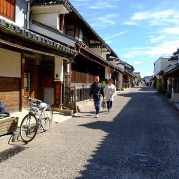 Udatsu no Machinami (Shikoku), Vue sur l'ancienne rue des marchands de Mima