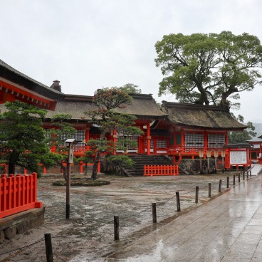 Pavillons du sanctuaire Usa Hachiman-gu