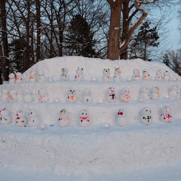 Bonhommes de neige Asahikawa Fuyu Matsuri 2