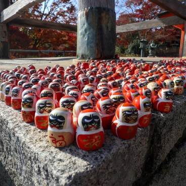 Daruma au temple Katsuo-ji à Minoh (Osaka) 5