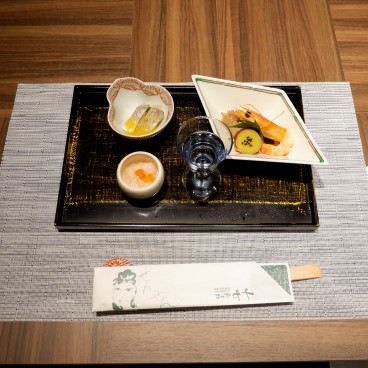 Cuisine traditionnelle servie au Matsuya Sensen à Awara Onsen (Fukui) 