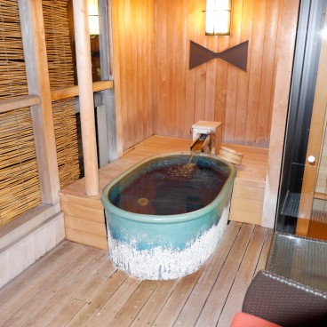 Onsen privé du Matsuya Sensen à Awara Onsen (Fukui)