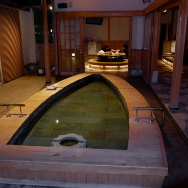 Bain de pieds public ashiyu à Awara Onsen (Fukui) 2