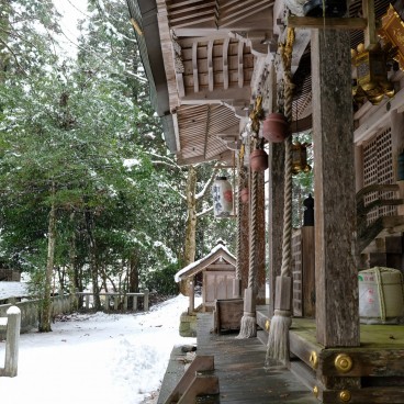 Miyama (Kayabuki no sato), pavillon du sanctuaire Chii Hachiman-jinja 3