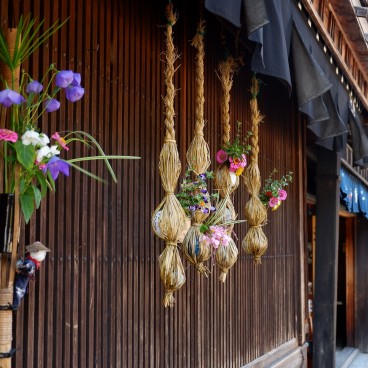 Boutiques et cafés le long de la Nakasendo entre Magome et Tsumago 2