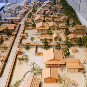 Ruines du clan Ichijodani Asakura (Fukui), Maquette de la ville à son apogée