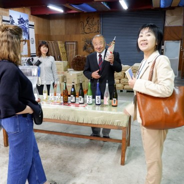 Sakai à Fukui, visite guidée de la brasserie de saké Kubota