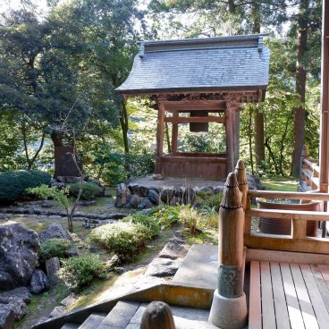 Eihei-ji (Fukui), Vue sur un des jardins du temple