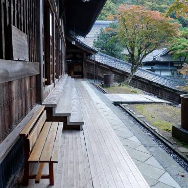 Eihei-ji (Fukui), Vue sur un des corridors couverts