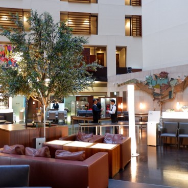 Hall d'accueil du Park Hotel Tokyo