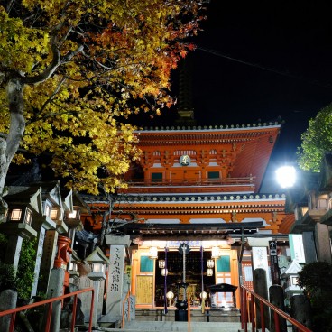 Chogosonshi-ji (Shigisan) de nuit (Nara) 2