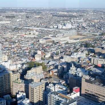 Vue sur Chiba et Saitama depuis tour I-Link 2