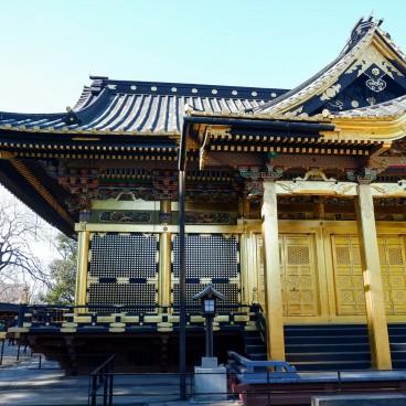 Pavillon principal (mausolée doré des Tokugawa) du Ueno Toshogu 2
