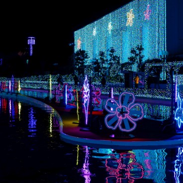 Illuminations nocturnes en hiver au parc Yomiuriland 3