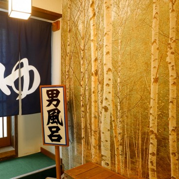 Bains onsen communs au Eidaya de Kusatsu