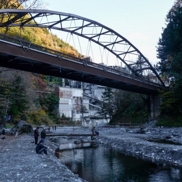 Pêcheurs à Hikawa - Okutama