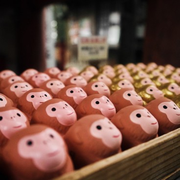 Hiyoshi Taisha (Otsu), Amulettes à l'effigie du singe Masaru au Hiyoshi Taisha