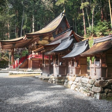 Hiyoshi Taisha (Otsu), vue sur les bâtiments du sanctuaire 2