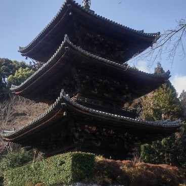 Pagode trois étages au Mii-dera