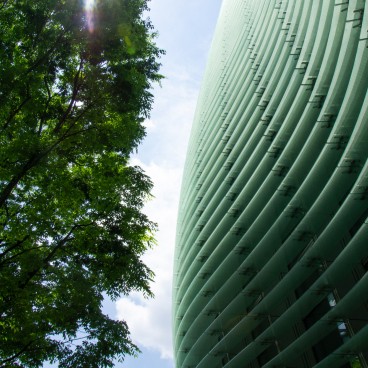 Architecture extérieure du centre national des Arts de Tokyo