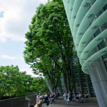 Terrasse extérieure du centre national des Arts de Tokyo 3