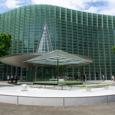 Maison de thé Kou-An devant centre national des Arts de Tokyo en 2019