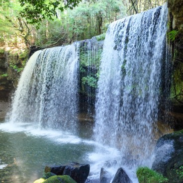 Cascade de Nabegataki (Kumamoto), Vue sur le petit lac