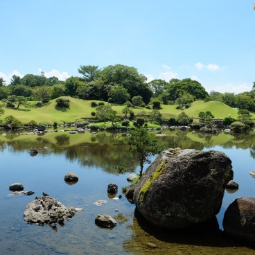 Jardin japonais Suizen-ji Joju-en à Kumamoto