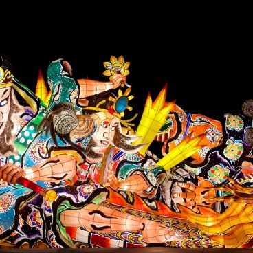 Char du Nebuta Matsuri exposé au Maison Nebuta Warasse (Aomori) 7