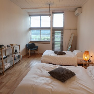 Chambre dans le bâtiment principal au Nordisk Village des îles Goto