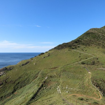 Vue sur les falaises du cap Osezaki sur Fukue-jima (îles Goto - Nagasaki) 3