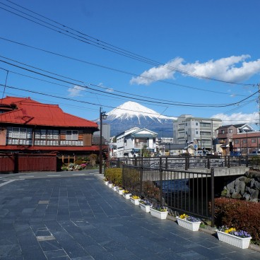 Mont Fuji vu de la ville de Fujinomiya (Shizuoka)