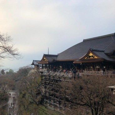 Kiyomizu-dera en février 2020, après rénovation