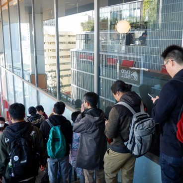 Attente accès boutique officielle Nintendo TOKYO au Shibuya PARCO (décembre 2019)