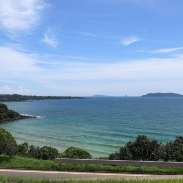 Vue sur la mer depuis le restaurant Tsubaki Chaya sur Fukue-jima (îles Goto - Nagasaki)
