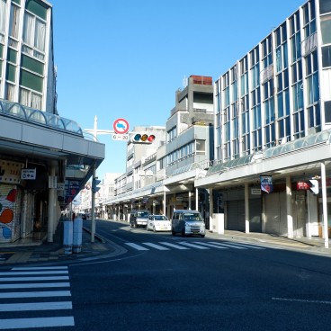 Avenue commerciale de la ville de Fuji (Shizuoka)