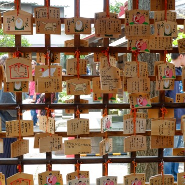 Kanamara Matsuri, Plaquettes votives ema