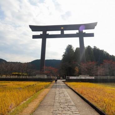 Kumano Hongu Taisha, grand torii Oyunohara sur l'ancien site du sanctuaire