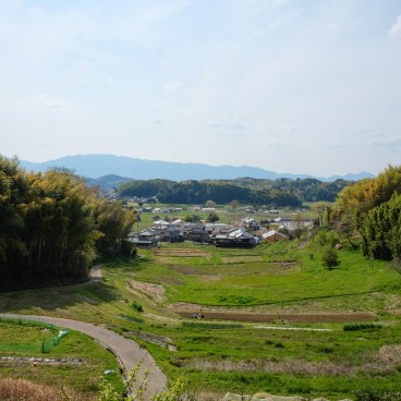Vue sur la campagne à Asuka (Nara)