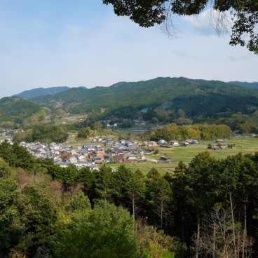 Vue sur Asuka (Nara) depuis le parc Amakashi no Oka