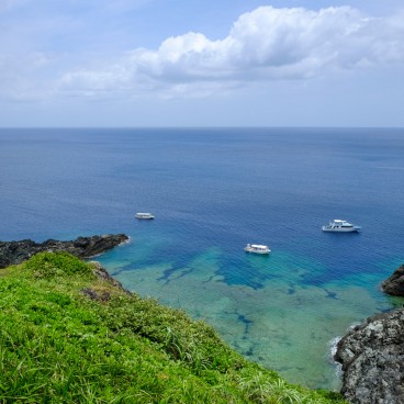 Pointe ouest de l'île d'Ishigaki, Falaises d’Oganzaki