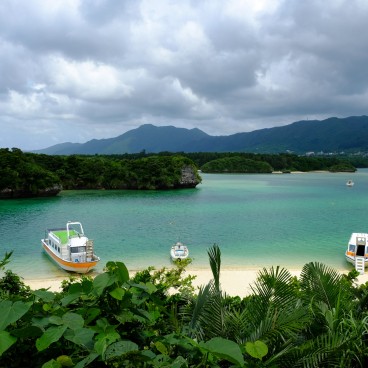 Baie de Kabira à Ishigaki, parc national d'Iriomote-Ishigaki
