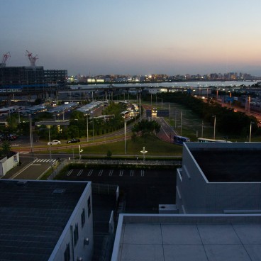 Vue sur l'aéroport de Haneda depuis The Royal Park Hotel Haneda