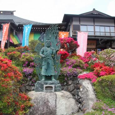 Statue de Fudo au temple Shiofune Kannon-ji à Ome 
