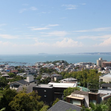 Hayama, panorama depuis les hauteurs du parc Ajisai