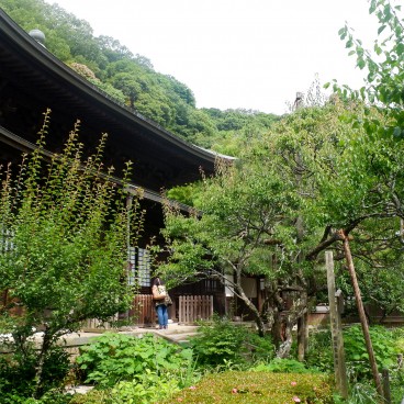 Zuisen-ji à Kamakura, Vue sur le pavillon principal Hondo 2